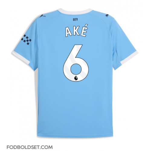 Manchester City Nathan Ake #6 Hjemmebanetrøje 2025-26 Kortærmet